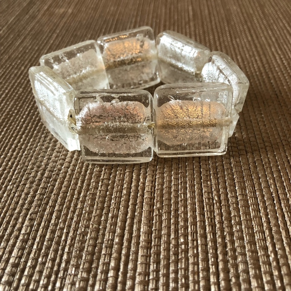 Recycled Glass Stretch Bracelet